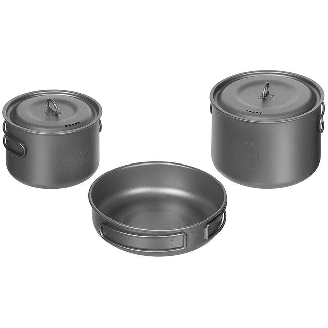 Fox Outdoor set de tacâmuri 5 piese, din titan