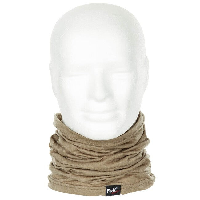Fox Outdoor Merino Lite fular tubular, coyote tan