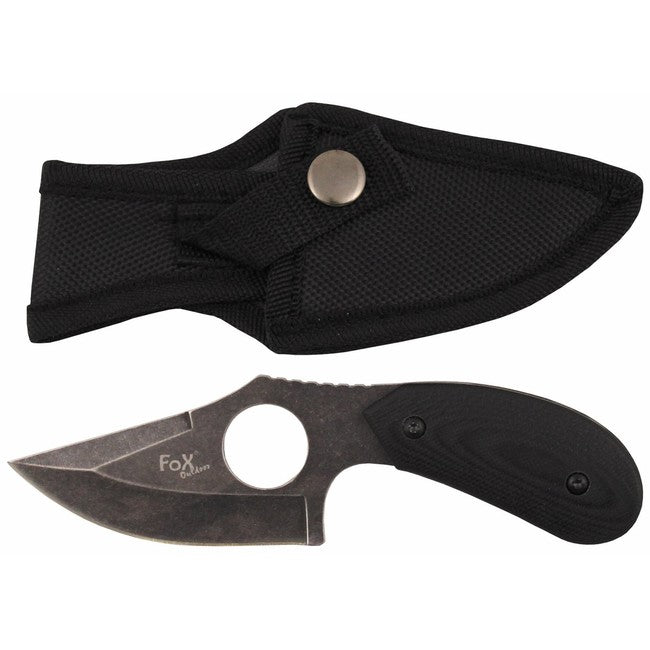 Fox Outdoor FINGER cuțit, cu orificiu