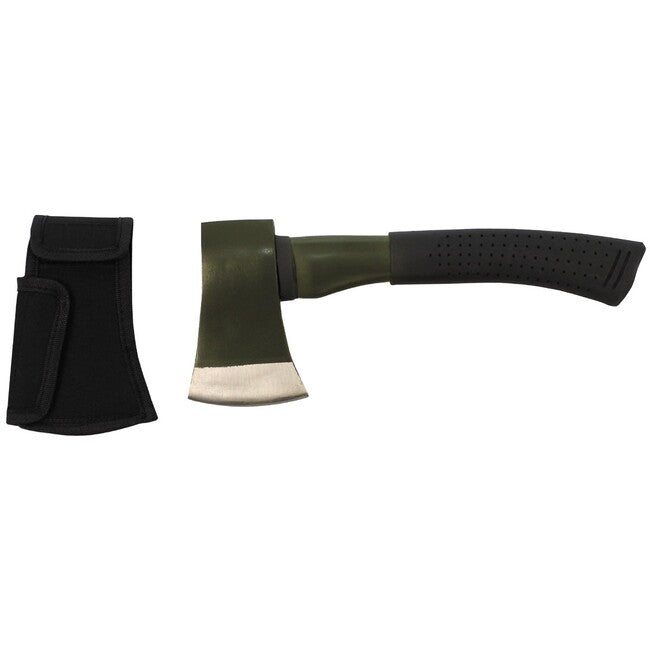 Fox Outdoor Topor Deluxe cu coadă din sticlă laminată, mic, OD green