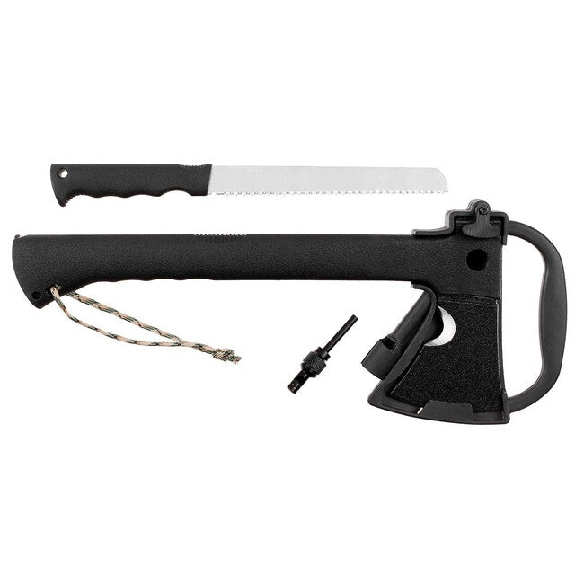 Fox Outdoor Sekera Survival husă cu mâner din nylon, neagră