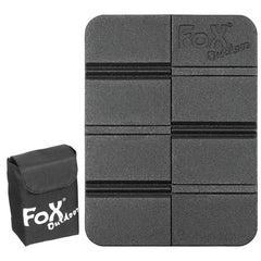 Fox Outdoor pernă de ședere termică pliabilă cu buzunar Molle, neagră