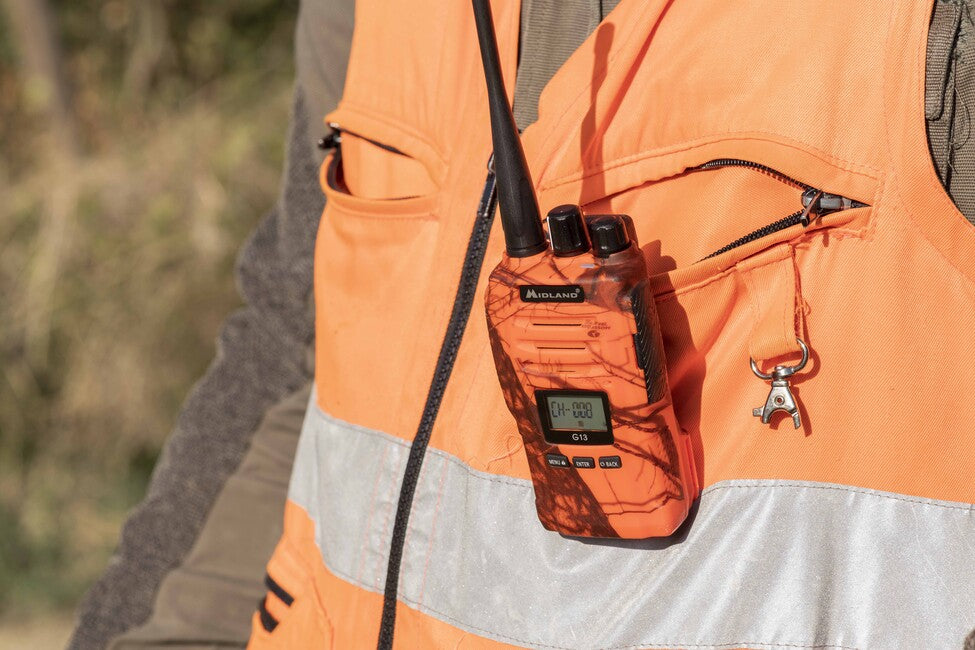 Midland G13 Blaze walkie-talkie, portocalie