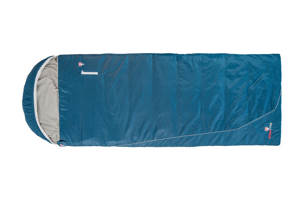 Grüezi-Bag Cotton Comfort Grueezi sac de dormit, albastru cânepă adânc, dreapta
