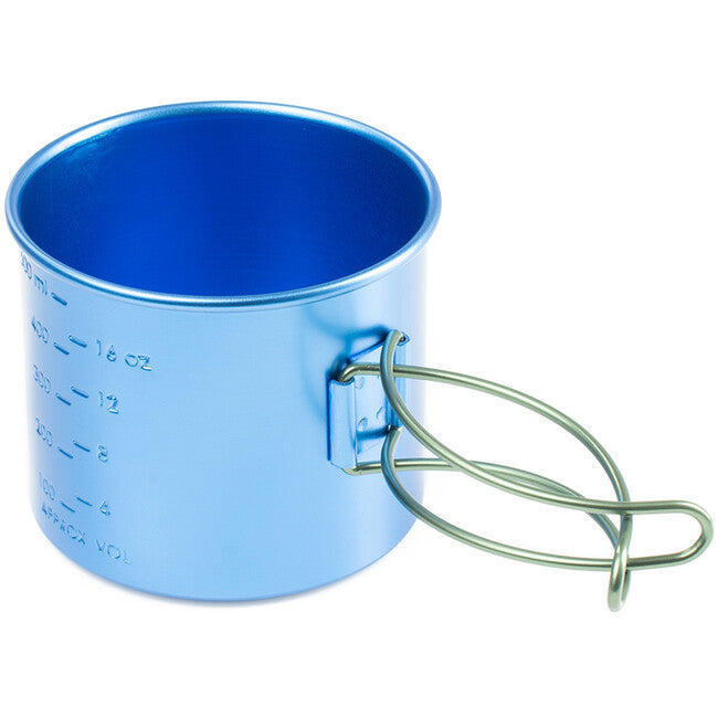 GSI Outdoors Bugaboo Bottle Cup cană din aluminiu 591 ml, albastră