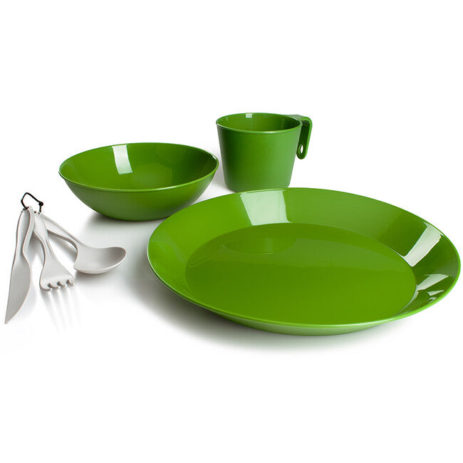 GSI Outdoors Cascadian set de masă pentru o persoană, verde
