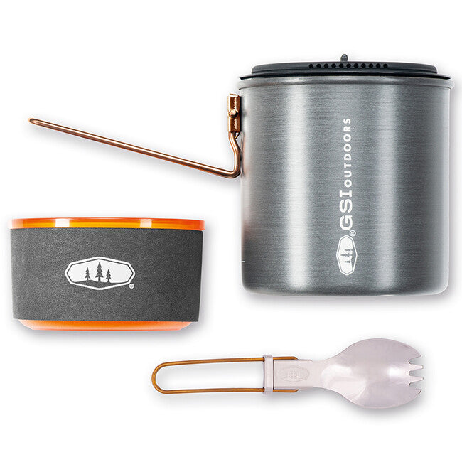 GSI Outdoors Halulite Soloist set compact de vase pentru o persoană 1.1 l