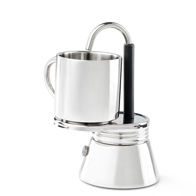 GSI Outdoors Mini presso cană espresso din oțel inoxidabil, 74 ml