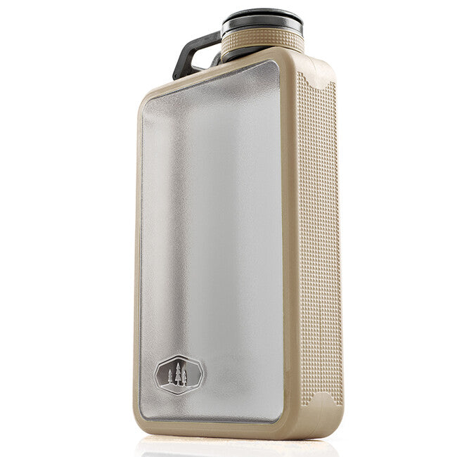 GSI Outdoors Boulder Flask ploscă 177 ml, de culoare sable
