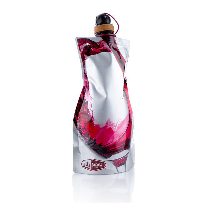 GSI Outdoors Soft Sided Wine Carafe carafă pliabilă pentru vin roșu 750 ml