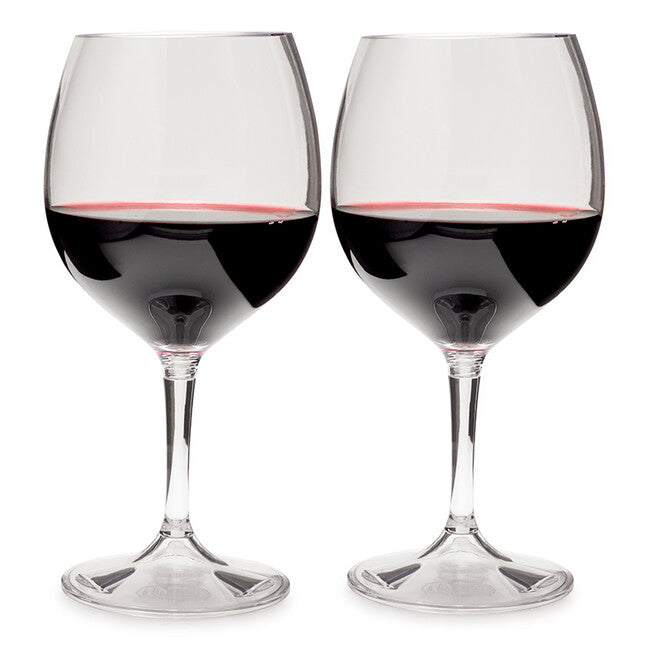GSI Outdoors Nesting pahare pliabile pentru vin roșu din plastic 2 × 444 ml