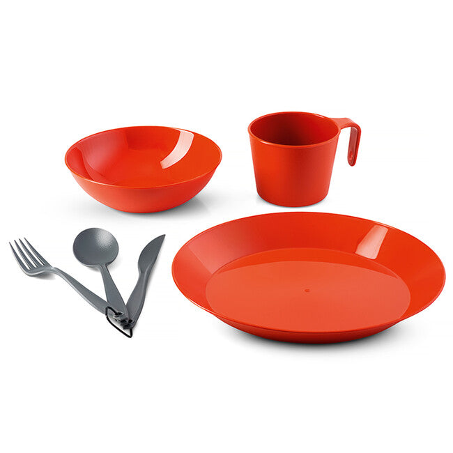 GSI Outdoors Cascadian 3 set de vase pentru o persoană, teracotă