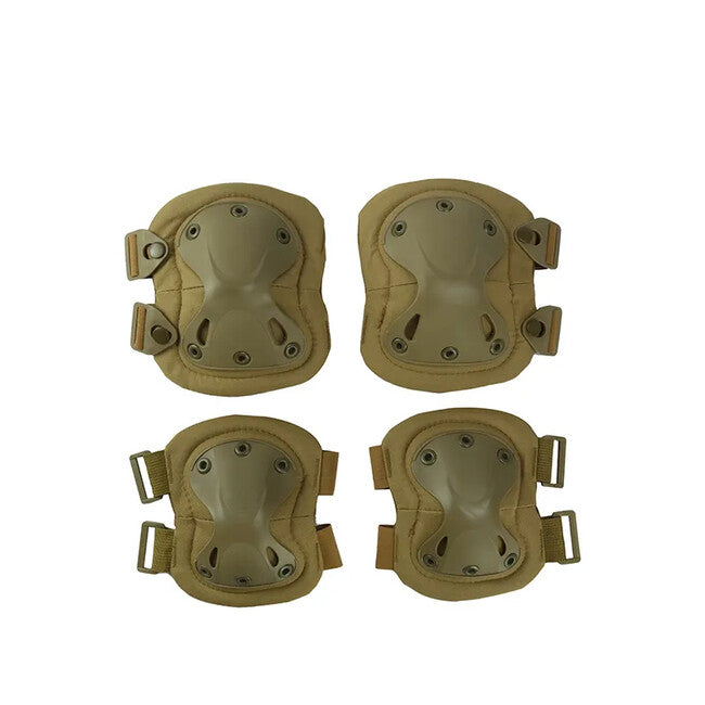 Dragowa Tactical protecții tactice pentru genunchi și coate, negre