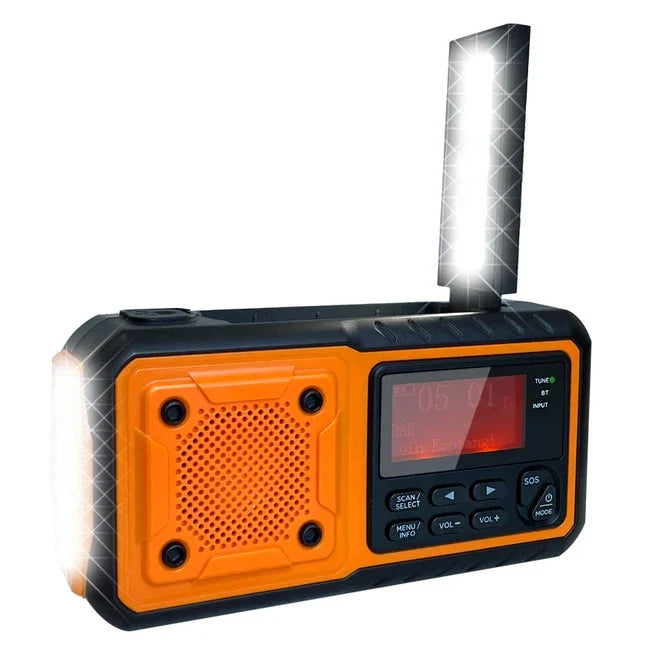 Liber Montis Sonus radio multifuncțional DAB/DAB+ FM cu Bluetooth 5.1 și funcție SOS