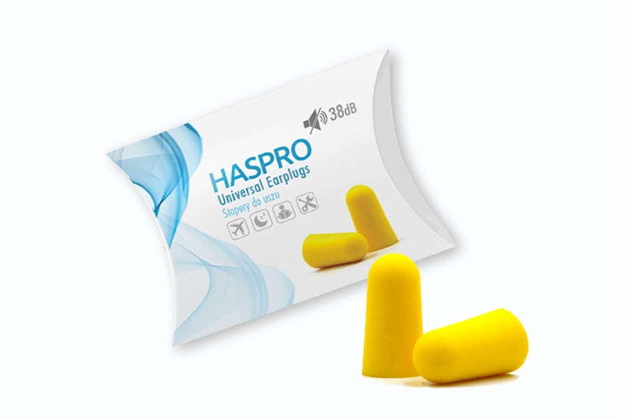 HASPRO 1P dopuri de urechi, galben