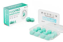 HASPRO 6P dopuri de urechi din silicon, mentol