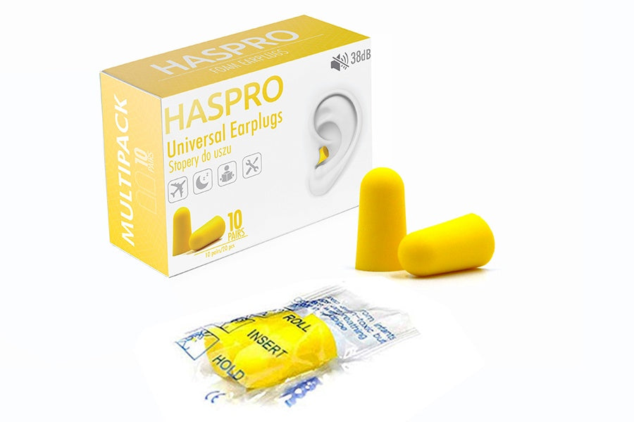HASPRO MULTI10 dopuri de urechi, galbeni