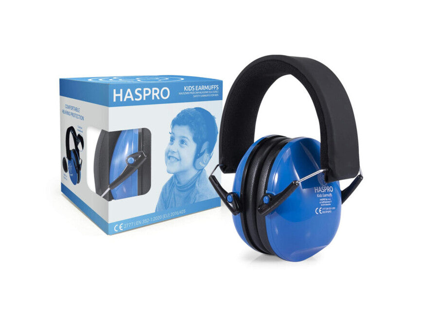 Haspro Kids Earmuffs cască de protecție pentru urechi 4+, albastră