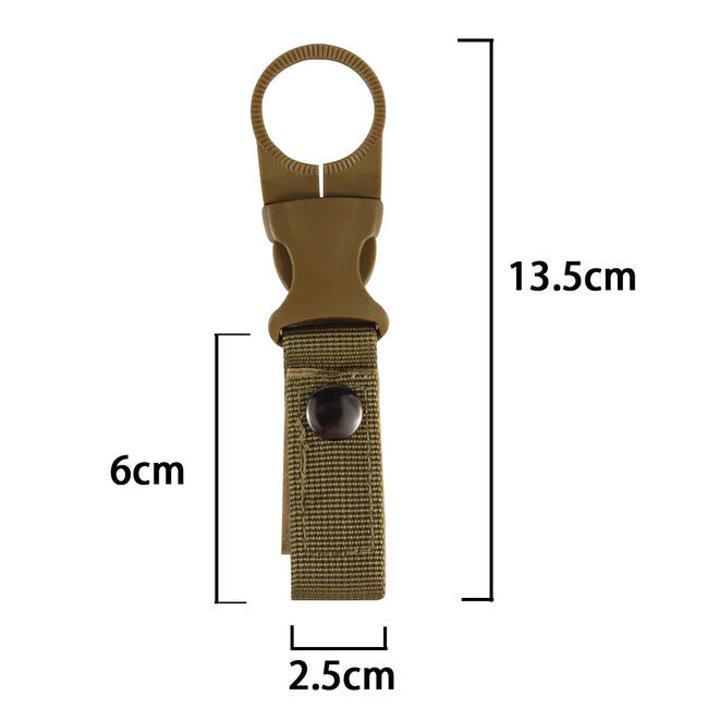 DRAGOWA Tactical Oasis suport nylon pentru sticlă cu carabinieră Turistic, kaki