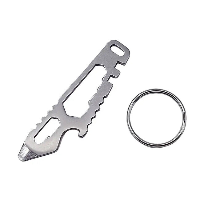 DRAGOWA Tactical multitool breloc, Sandstone, silver