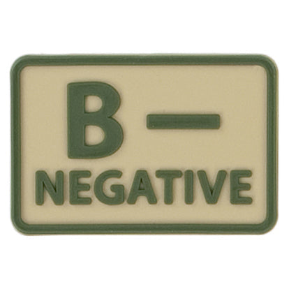 Helikon-Tex 3D PVC emblemă B- Negative, set 2 buc, khaki