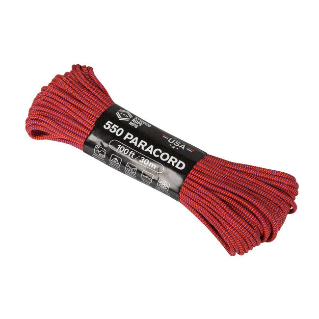 Helikon-Tex 550 Paracord cu culori care se schimbă (100 picioare), Blood Moon