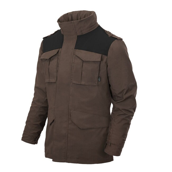 Helikon-Tex Covert M-65 geacă, maro / neagră