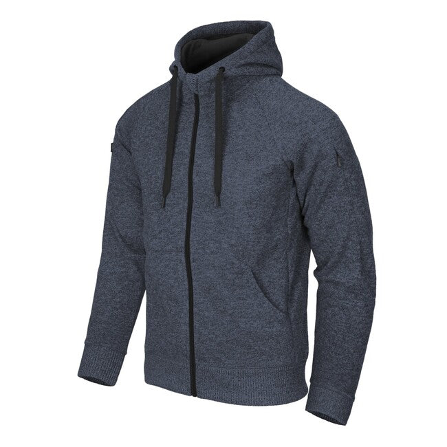 Helikon-Tex Covert hanorac tactic cu glugă (FullZip), Melange Blue