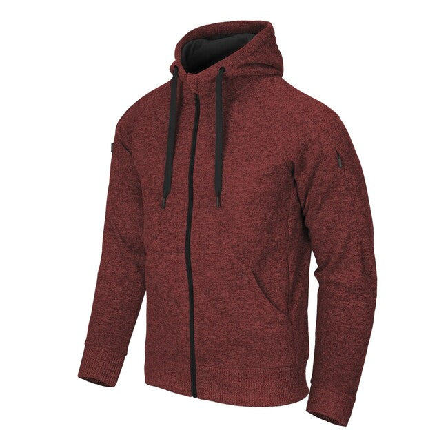 Helikon-Tex Covert hanorac tactic cu glugă (FullZip), Melange Red