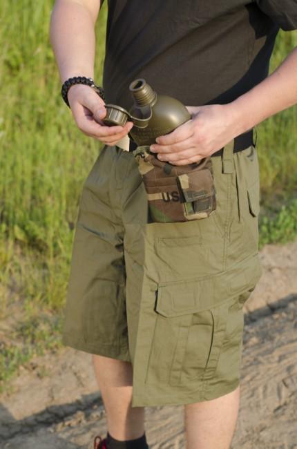 Helikon-Tex CPU pantaloni scurți Rip-Stop, oliv