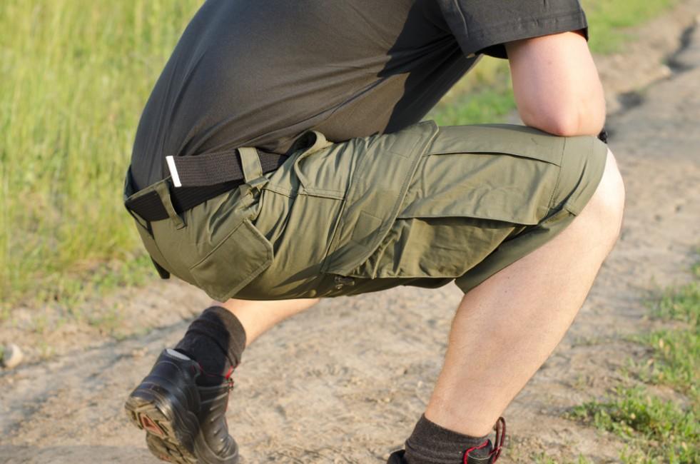 Helikon-Tex CPU pantaloni scurți Rip-Stop, oliv
