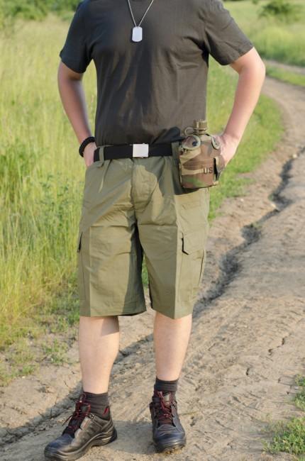 Helikon-Tex CPU pantaloni scurți Rip-Stop, oliv