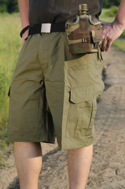 Helikon-Tex CPU pantaloni scurți Rip-Stop, oliv