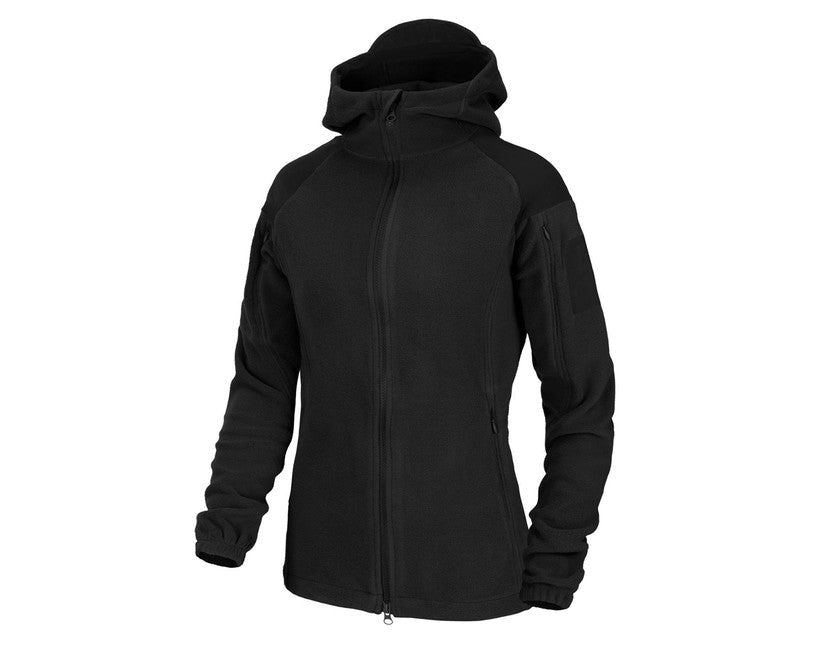 Helikon-Tex Cumulus hanorac fleece cu glugă pentru femei, negru