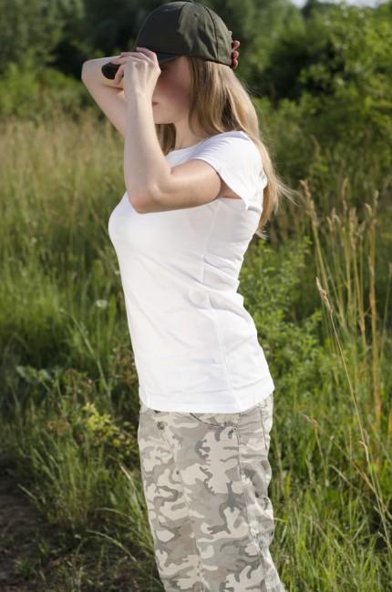 Helikon-Tex tricou scurt pentru femei, alb