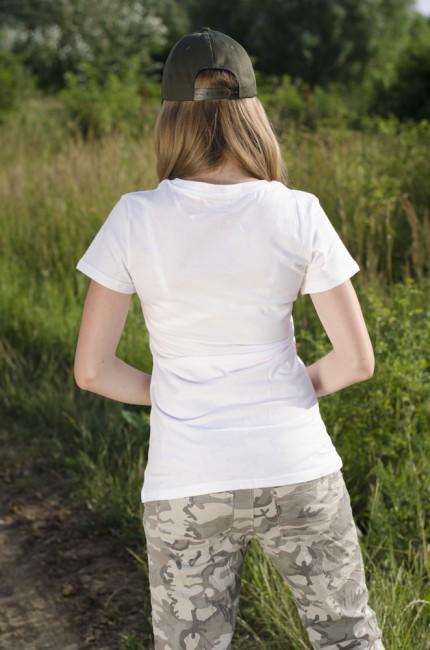Helikon-Tex tricou scurt pentru femei, alb
