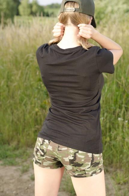 Helikon-Tex tricou scurt pentru femei, negru