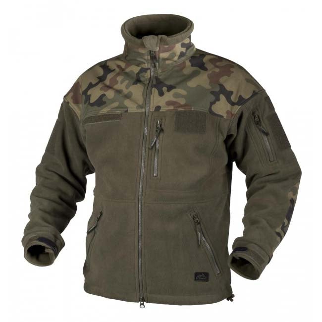 Helikon-Tex Infantry geacă fleece, oliv/woodland, 330g/m2