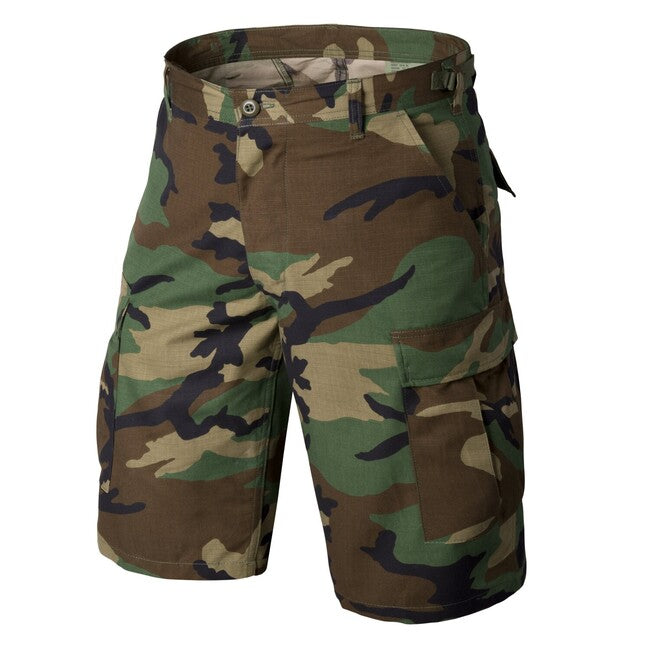 Helikon-Tex BDU pantaloni scurți PolyCotton Ripstop, US Woodland