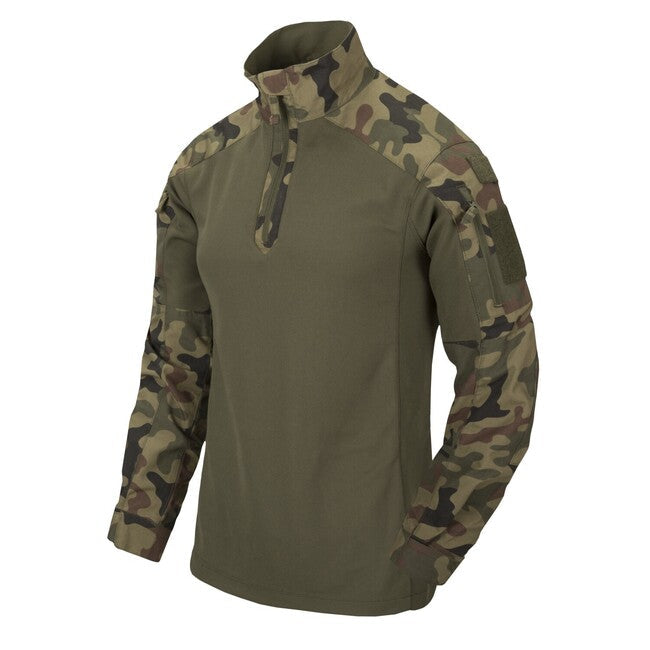 Helikon-Tex MCDU Combat tricou NyCo Ripstop, PL Woodland