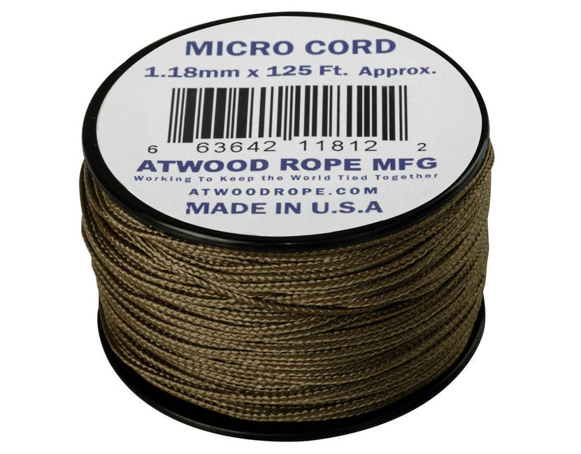 Helikon-Tex Micro Cord șireturi parașută 125FT, 37,5 metri, coyote