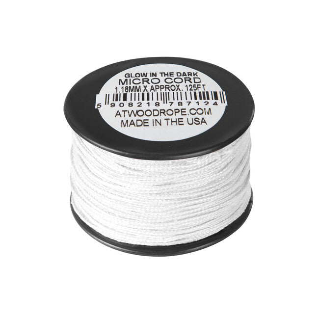 Helikon-Tex Micro Uber Glow Cord 1,18 mm (125 picioare), albe