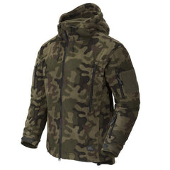 Helikon-Tex PATRIOT Double Fleece hanorac, PL Woodland