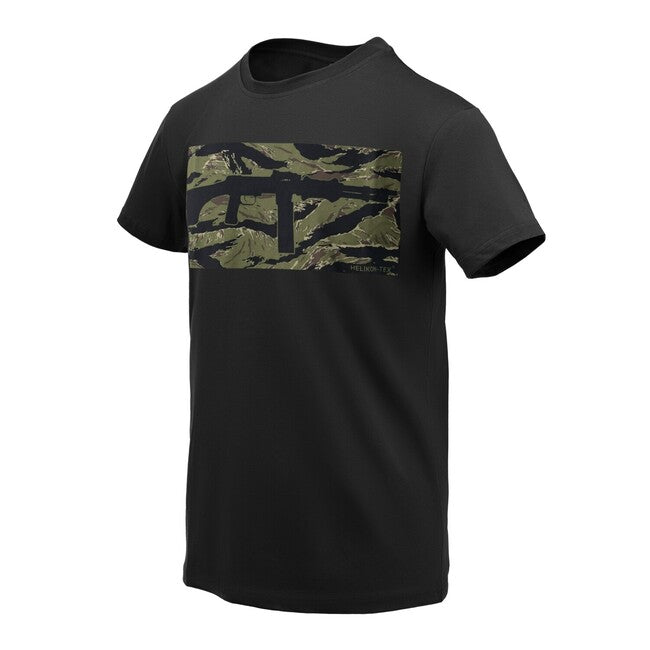 Helikon-Tex RPD tricou scurt din bumbac, Black/Tiger Stripe