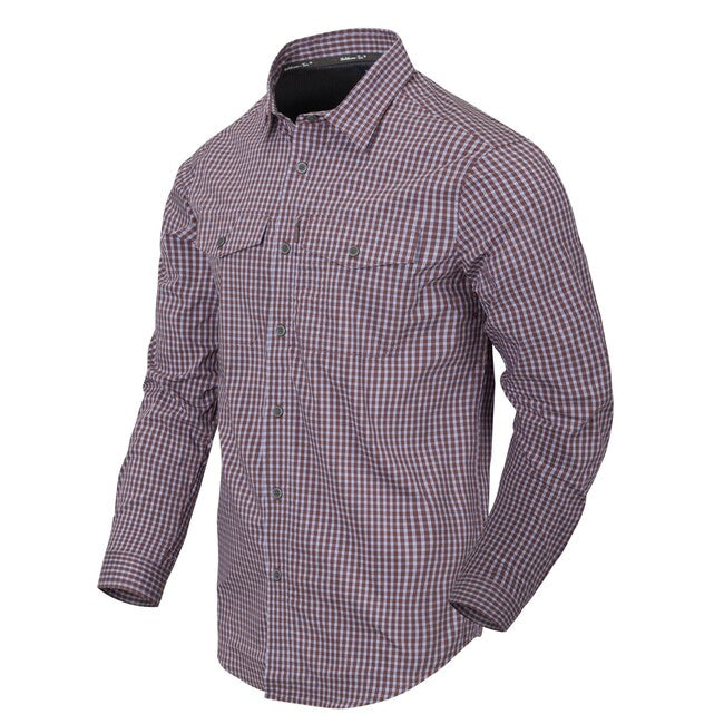 Helikon-Tex cămașă tactică pentru purtare ascunsă, Scarlet Flame Checkered