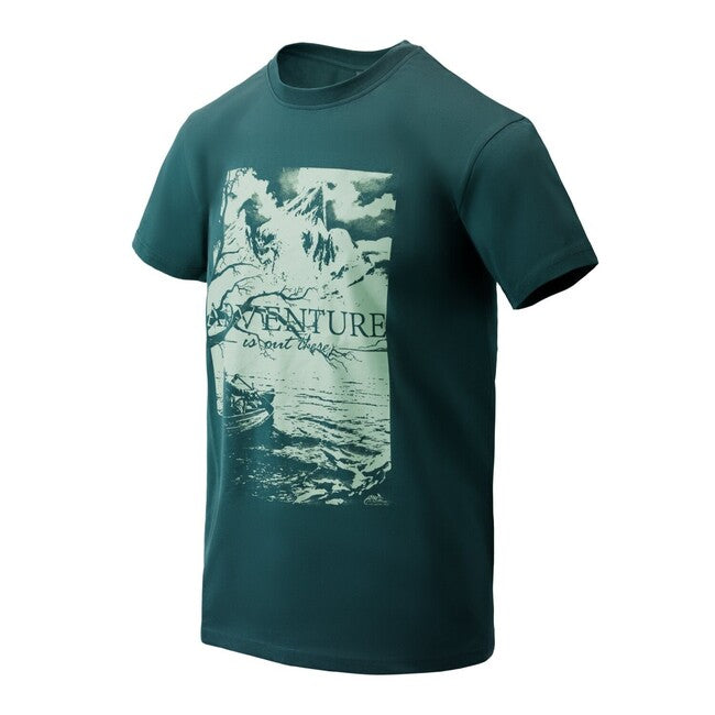 Helikon-Tex tricou Adventure Is Out There, Dark Azure