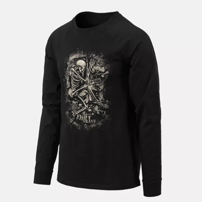 Helikon-Tex Fight to the grave tricou cu mânecă lungă, negru