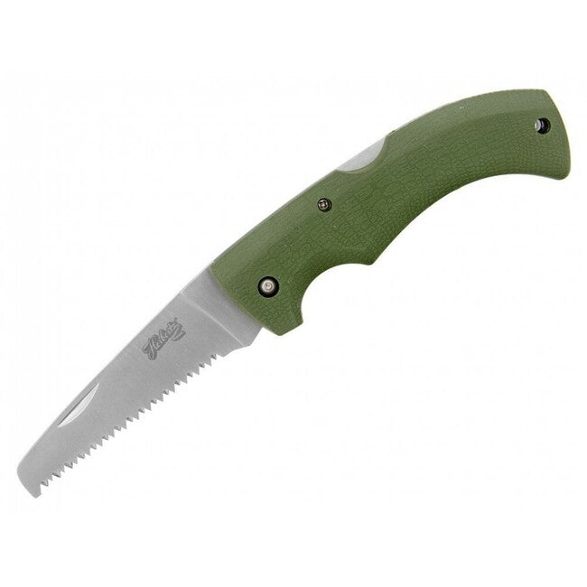 Herbertz ferăstrău de buzunar cu fermoar 9 cm, oliv-verde