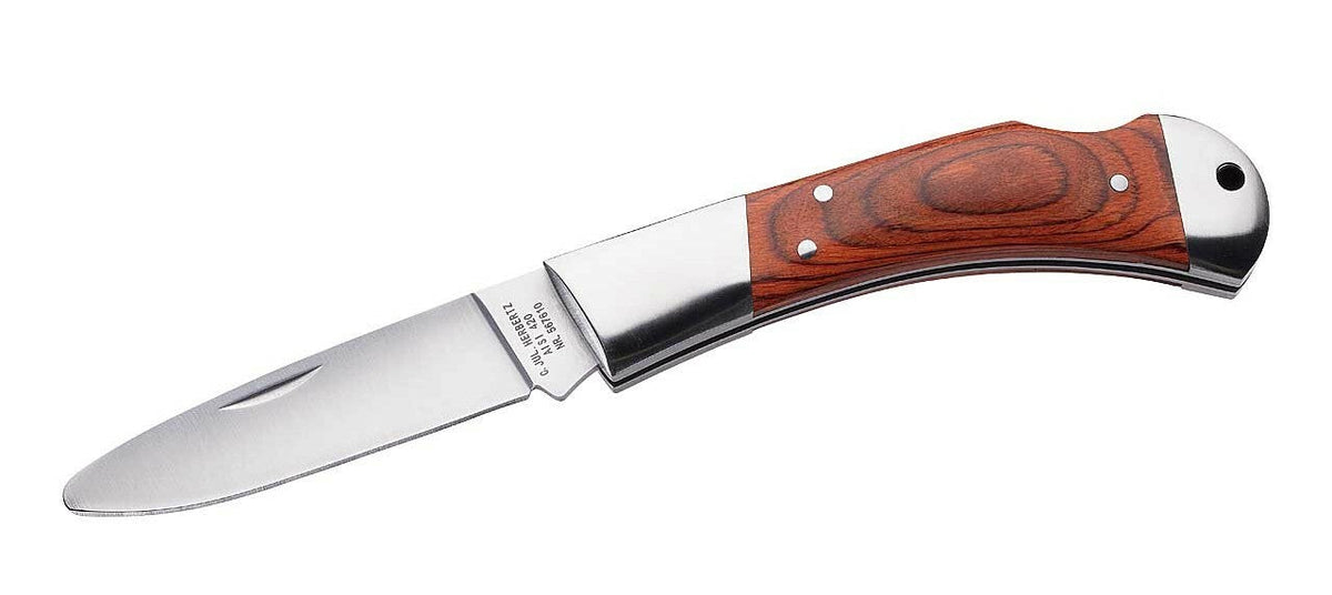 Herbertz briceag pentru copii 7, 6 cm lemn Pakka inoxidabil