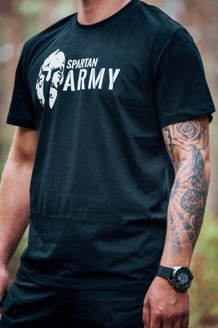 DRAGOWA Spartan army tricou scurt 160g/m2, alb